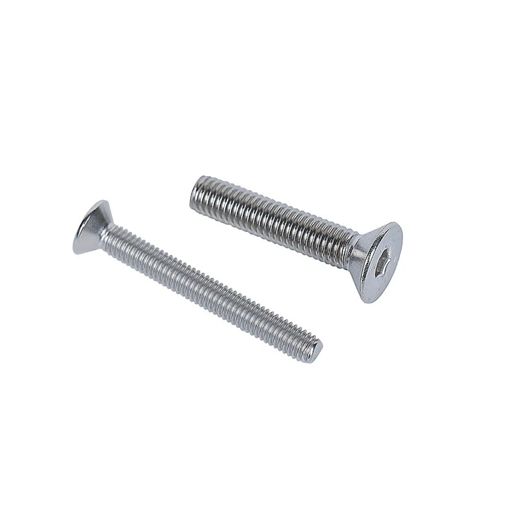 Stainless Steel CSK Head Hex Socket Flat Cap Screw